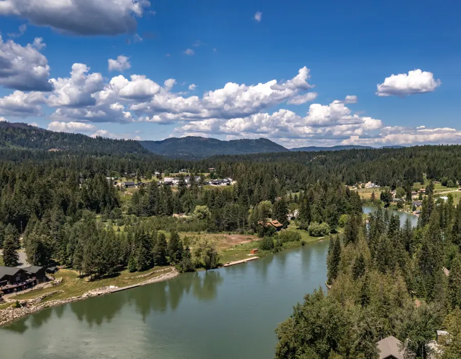 Priest River and timber-country landscape in western Bonner County